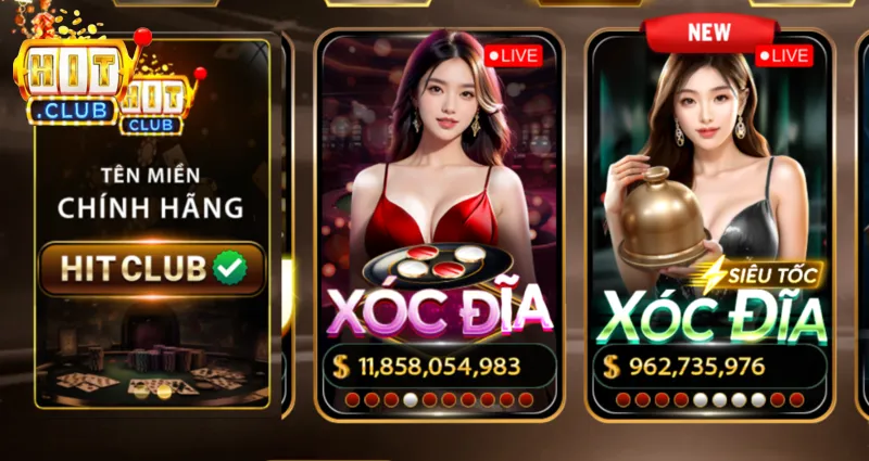 Xóc đĩa Hitclub mang đến trải nghiệm cá cược sống động